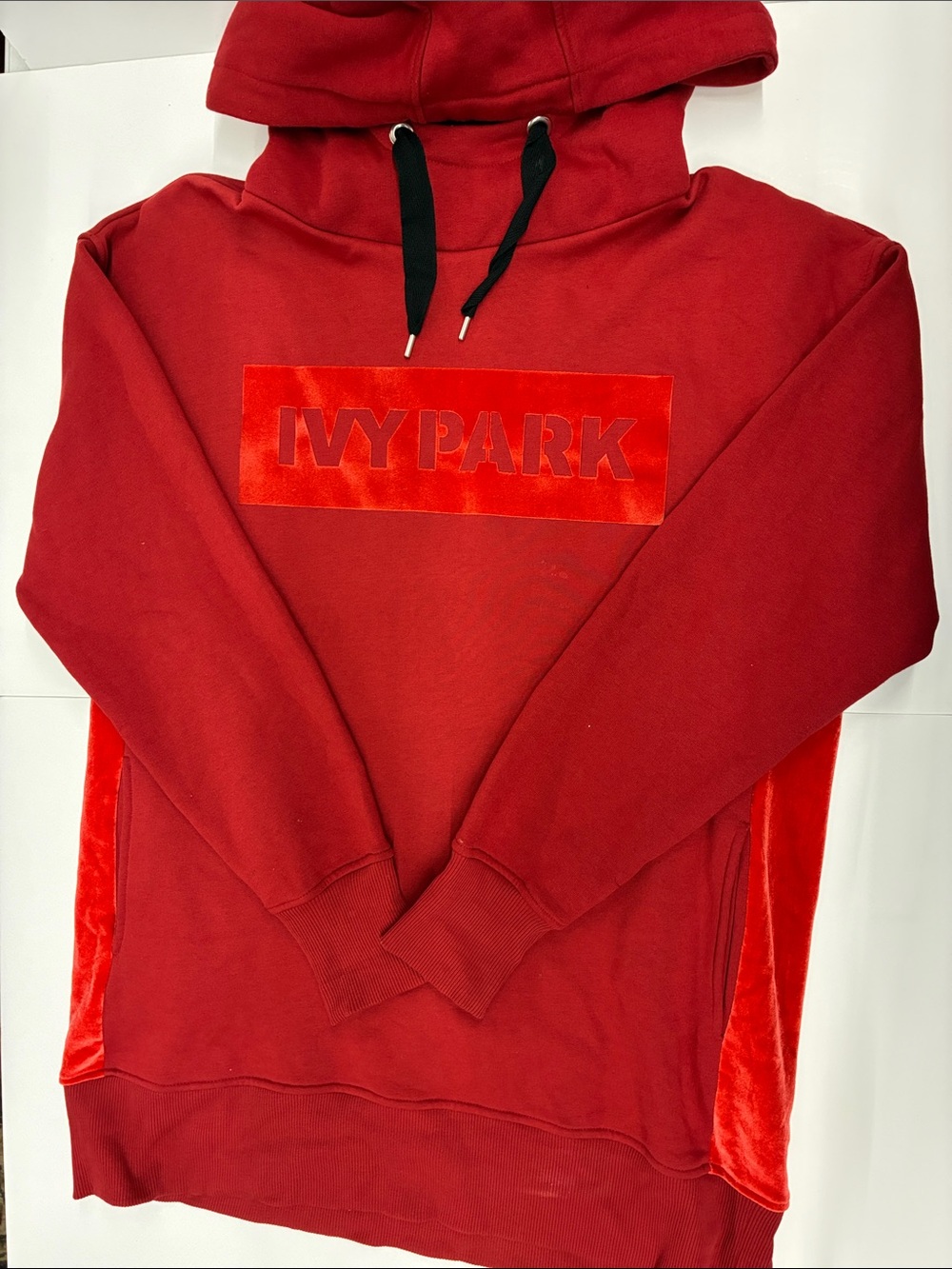 IVY PARK Velvet Logo Hoodie Size Medium